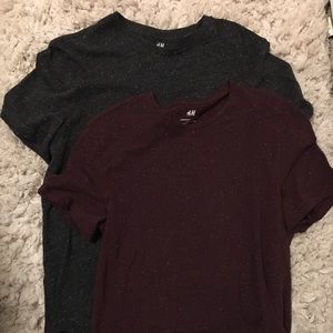 crew neck t shirt slim fit h&m